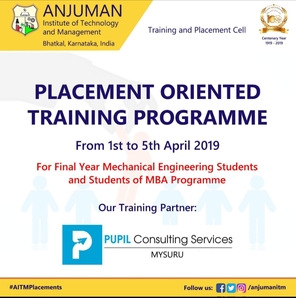 Five-day Placement Oriented Training