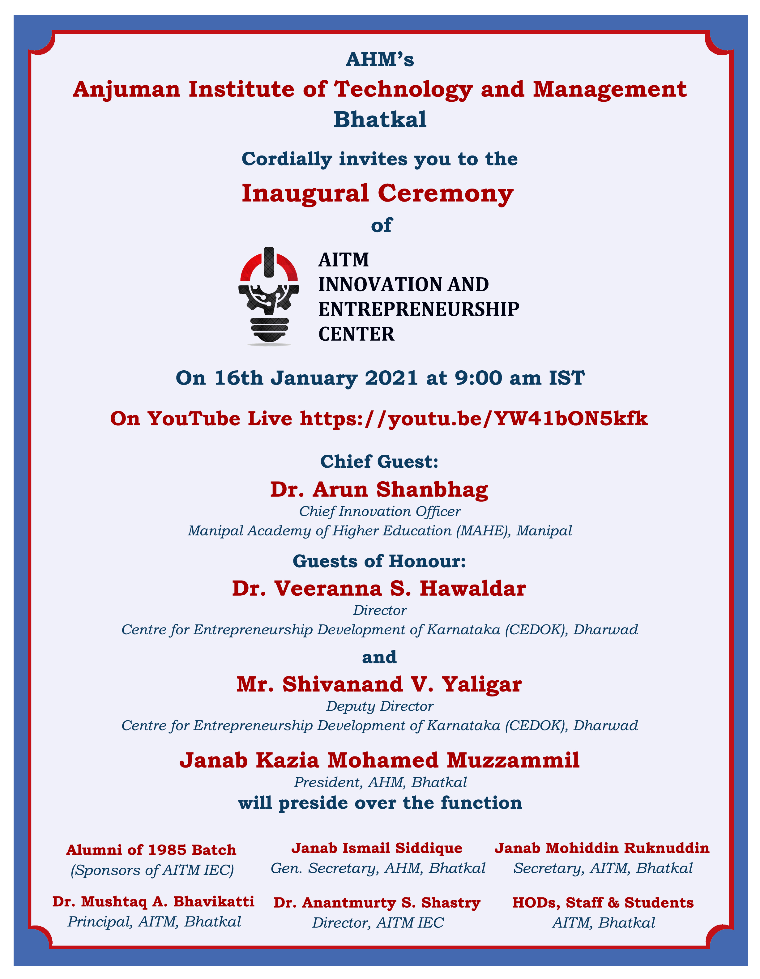 AITM Innovation & Entrepreneurship Center